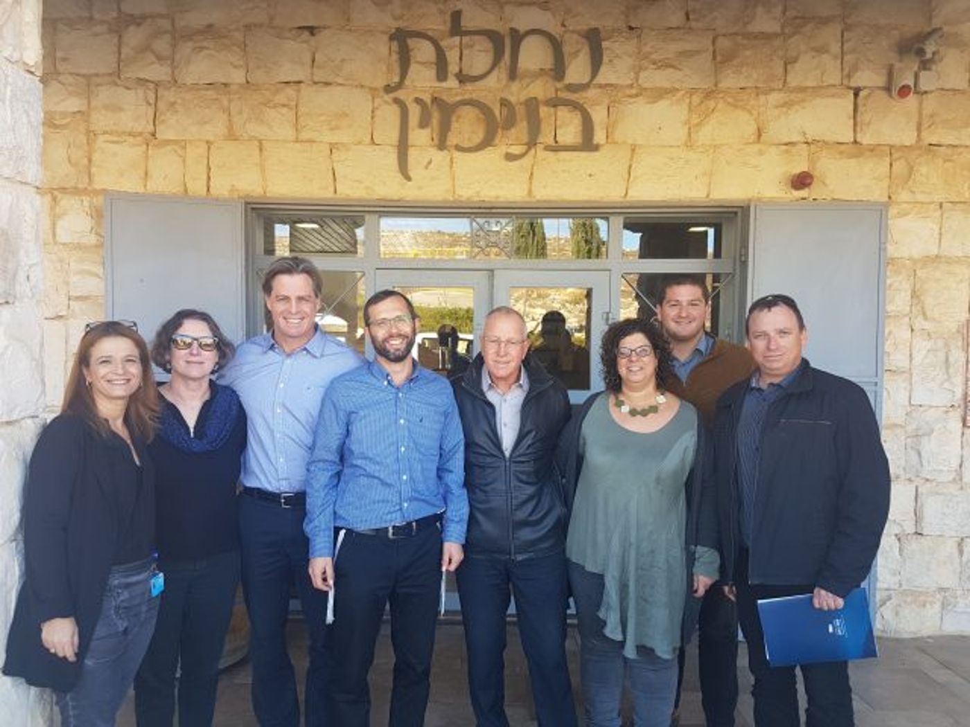 מנכ"ל מכבי בסיור מיוחד באיזור בנימין