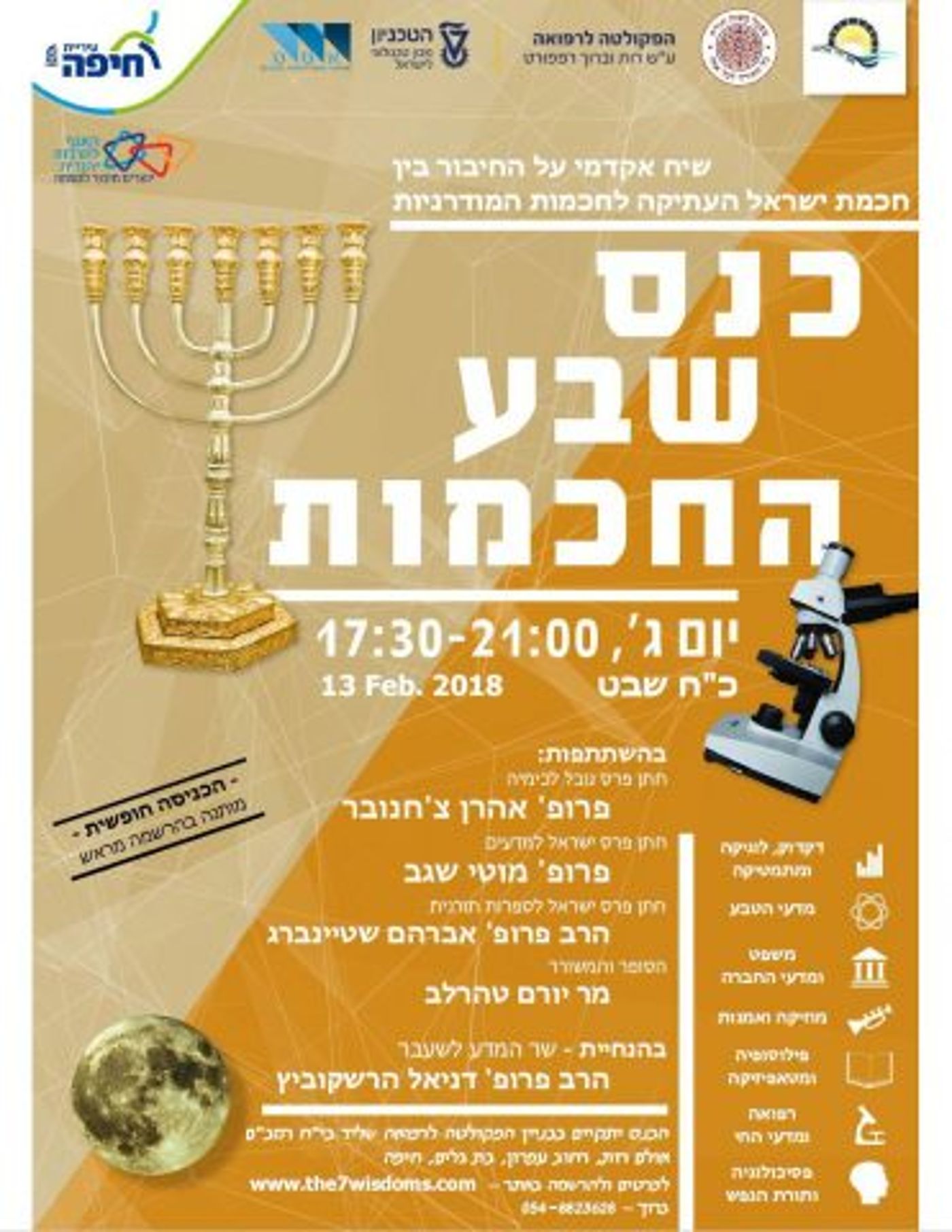 כנס שבע החכמות: שיתופי פעולה מדעיים ותורניים