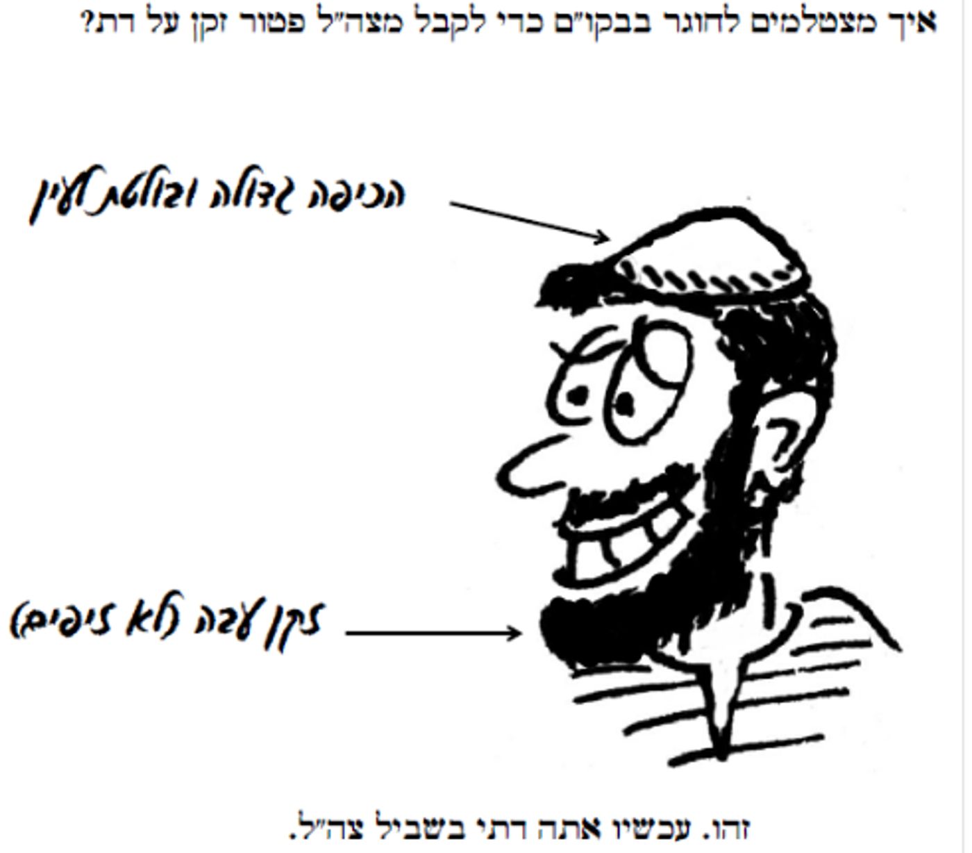 ארגון 'צו 1' למתגייסים: אל תיגעו בזקן מעכשיו