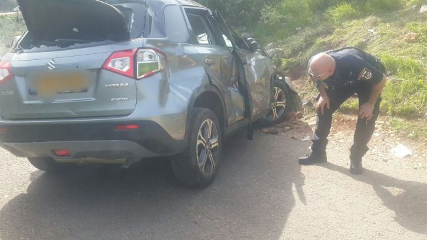 4 תושבי ירכא נפצעו לאחר שרכבם סטה מהכביש