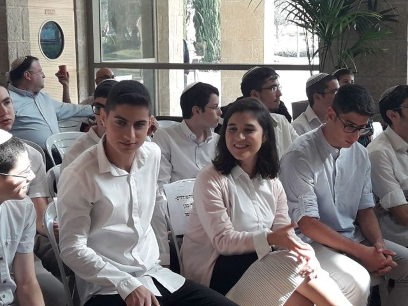 אוריה כהן ומשתתפי חידון התנ"ך הארצי