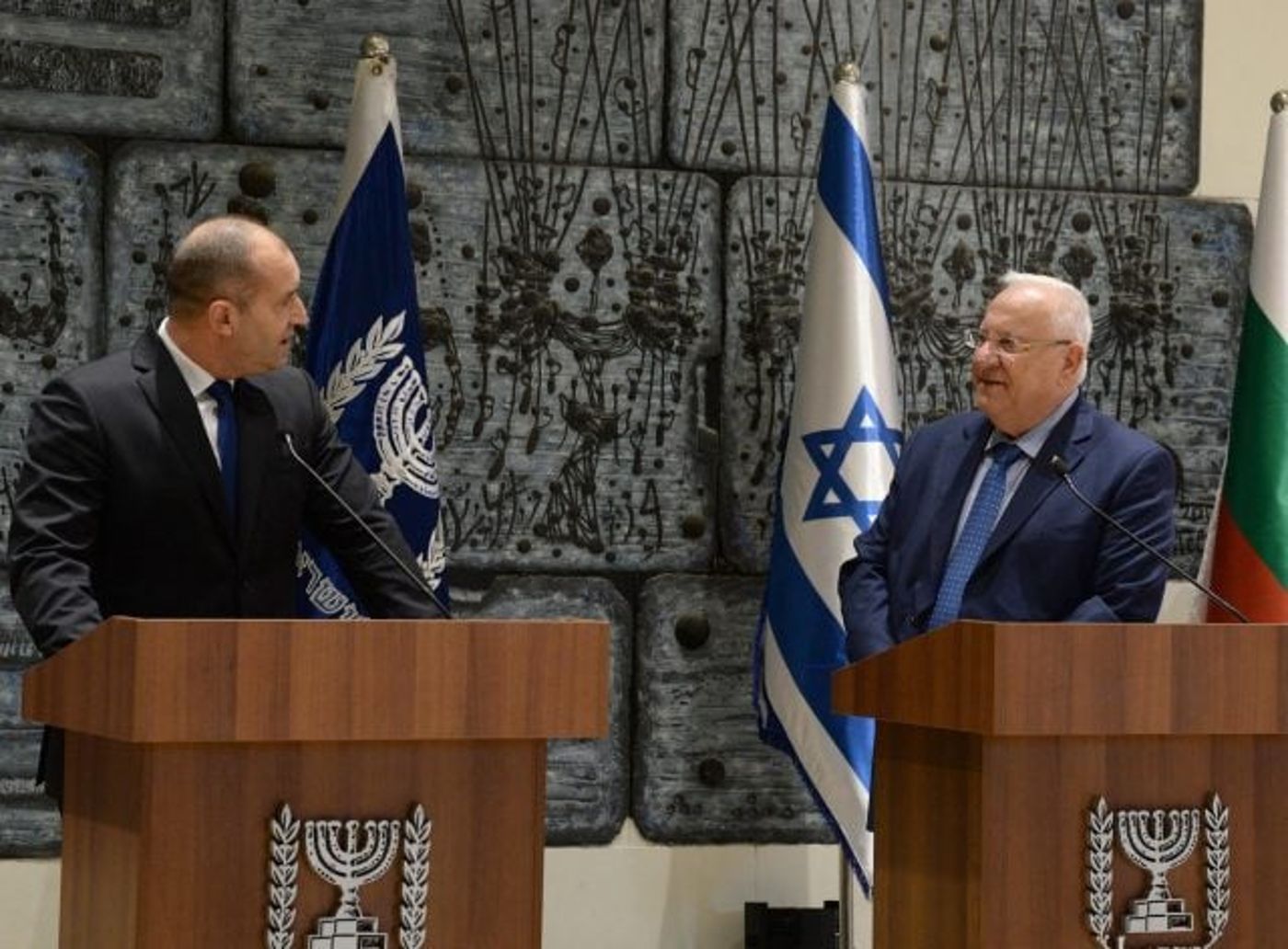 ריבלין וראדב בקבלת הפנים