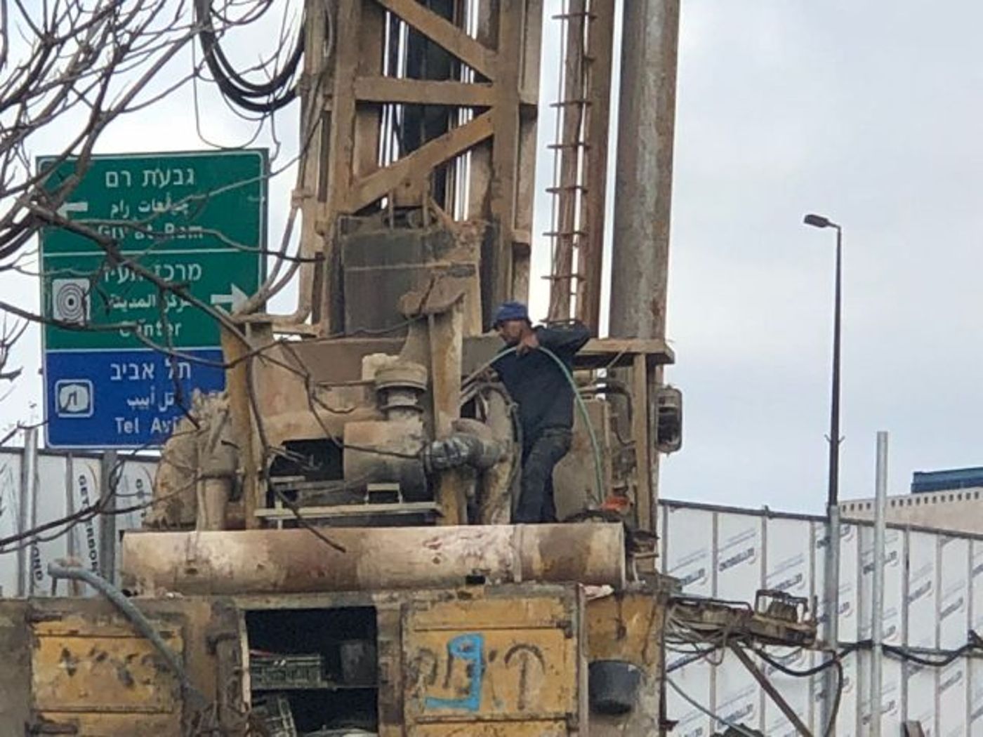 העבודות בסמוך לגן הילדים (קרדיט: באדיבות המצלם)