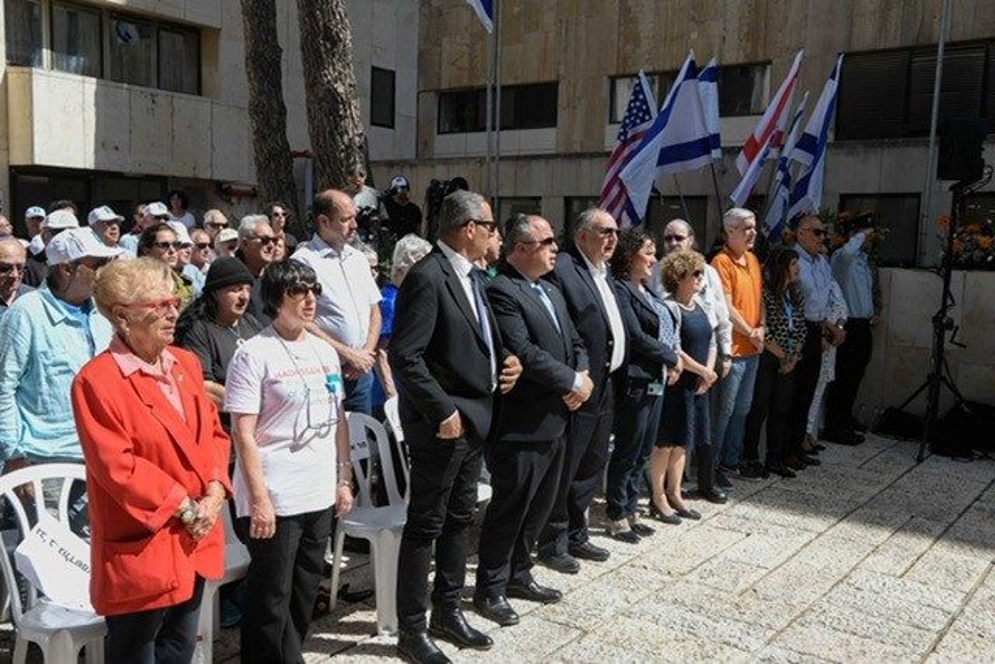 טקס האזכרה בסיום הצעדה