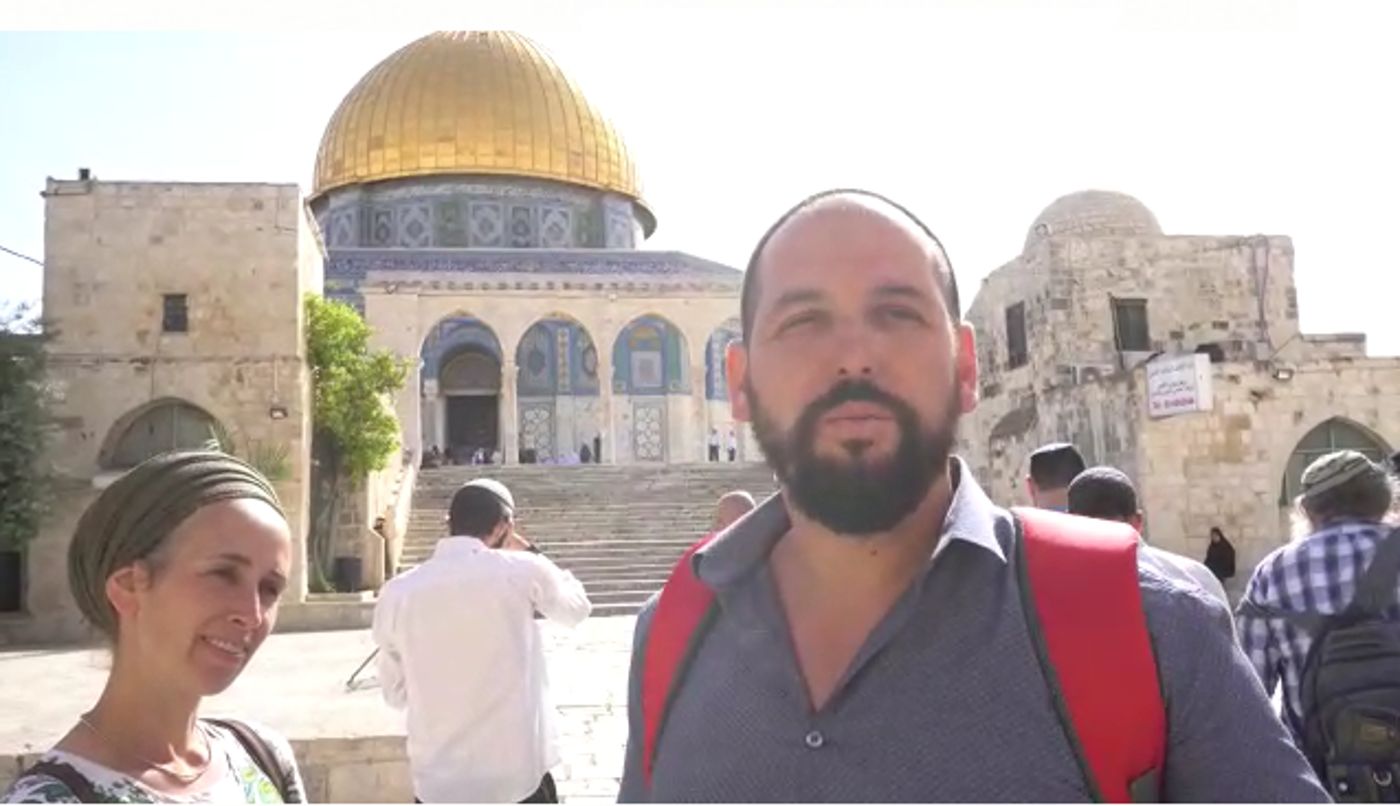 צפו: כוכב מאסטר שף עלה להודות בהר הבית
