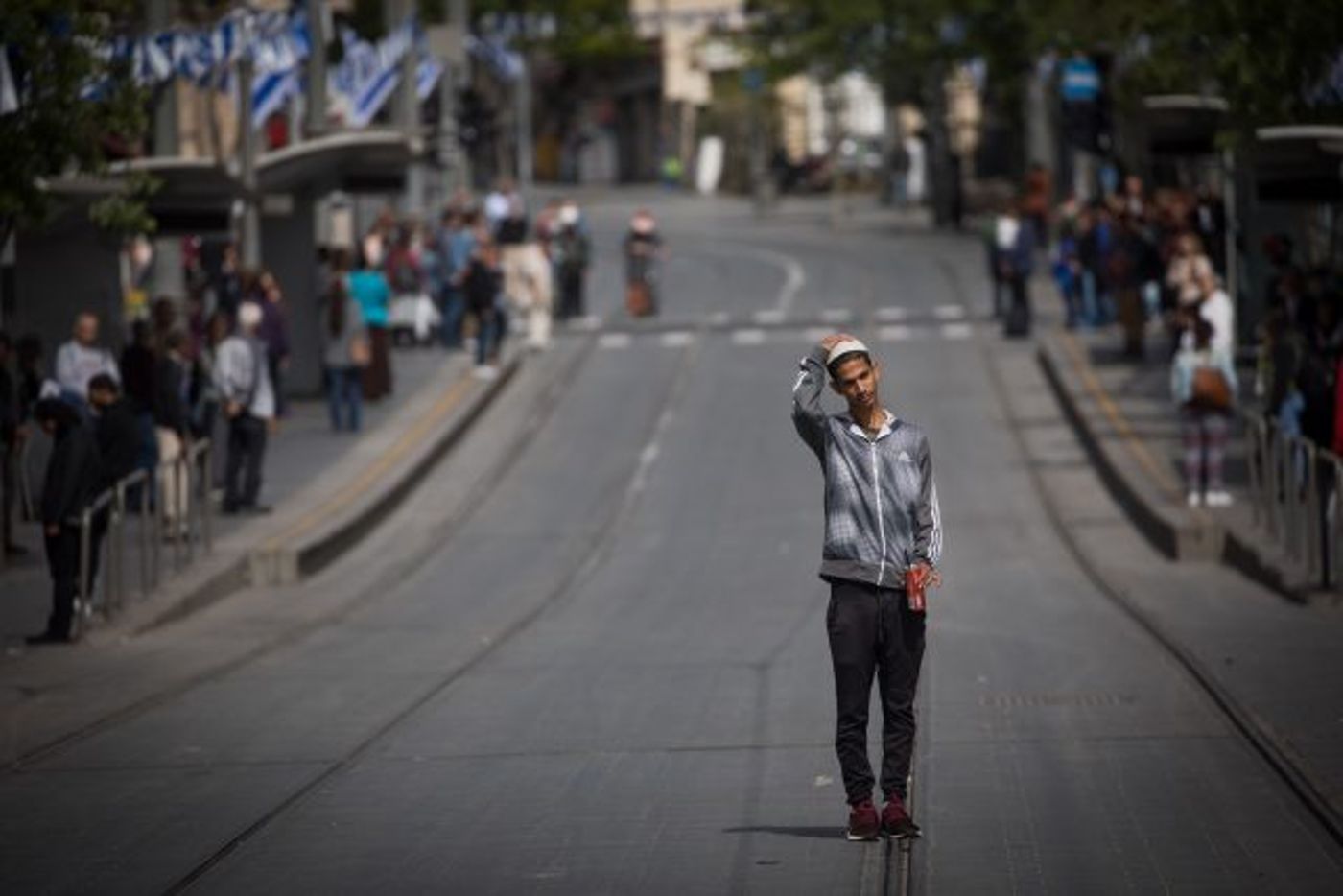 צפירת יום השואה ירושלים