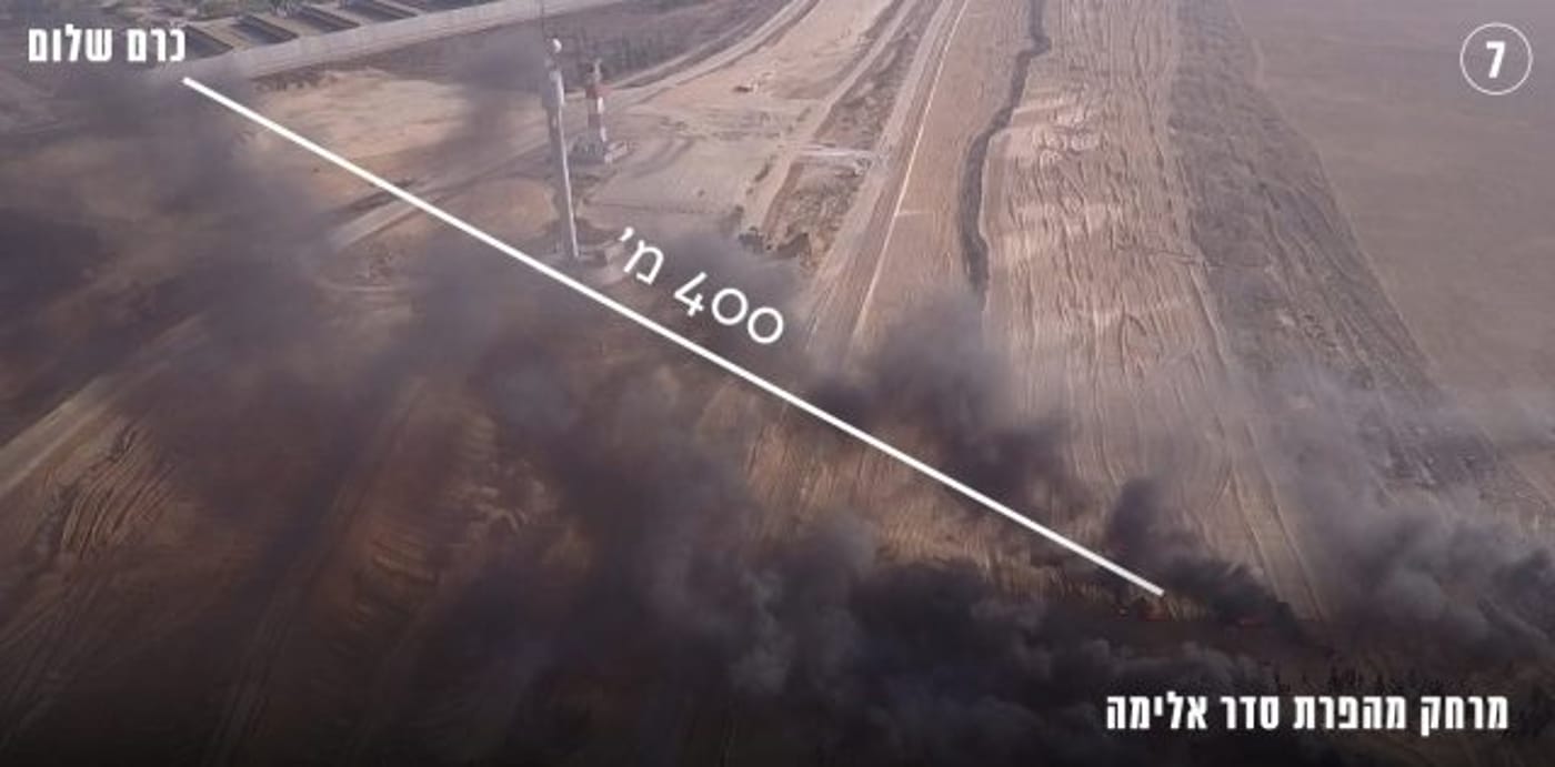 הפרות הסדר האלימות מתרחשות במרחק קצר מאד מהישוב הישראלי כרם שלום