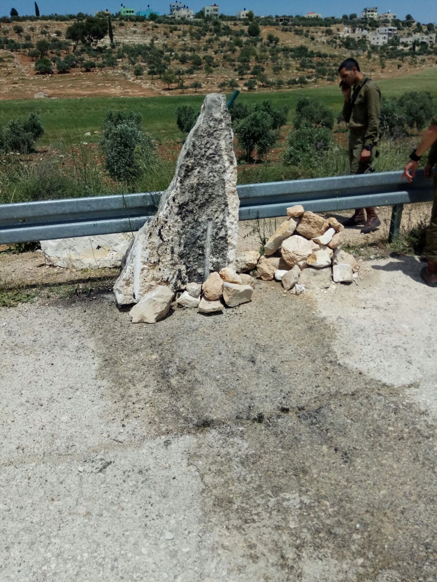 שוקמה האנדרטה לזכר בני משפחת הנקין בשומרון