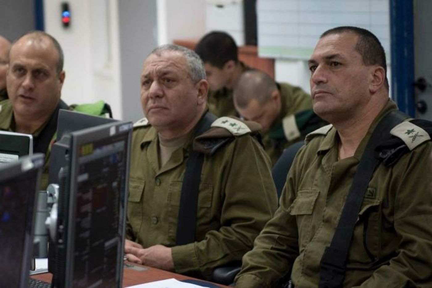 הרמטכ"ל בהערכת מצב באוגדת עזה (דובר צה"ל)