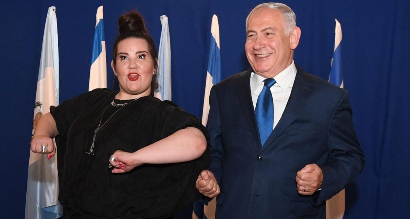 "היי, כפרה עלייך", כשנתניהו פגש את נטע. צפו