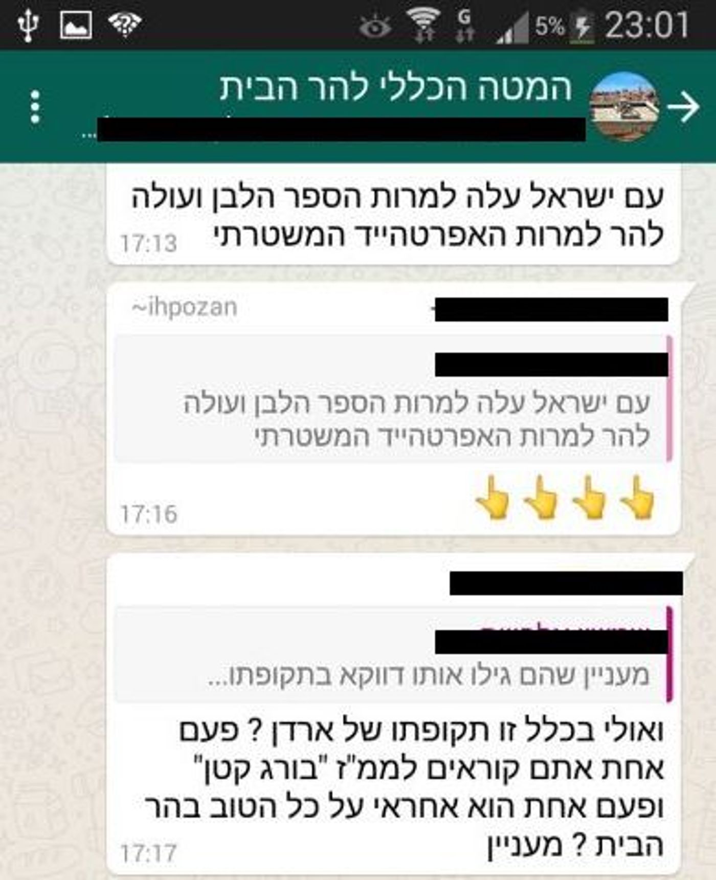 הסכסוכים הפנימיים של ארגוני הר הבית נחשפים