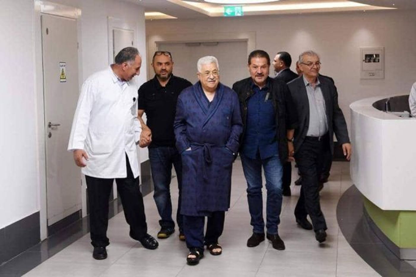 אחרי תשעה ימים: אבו מאזן שוחרר מבית החולים