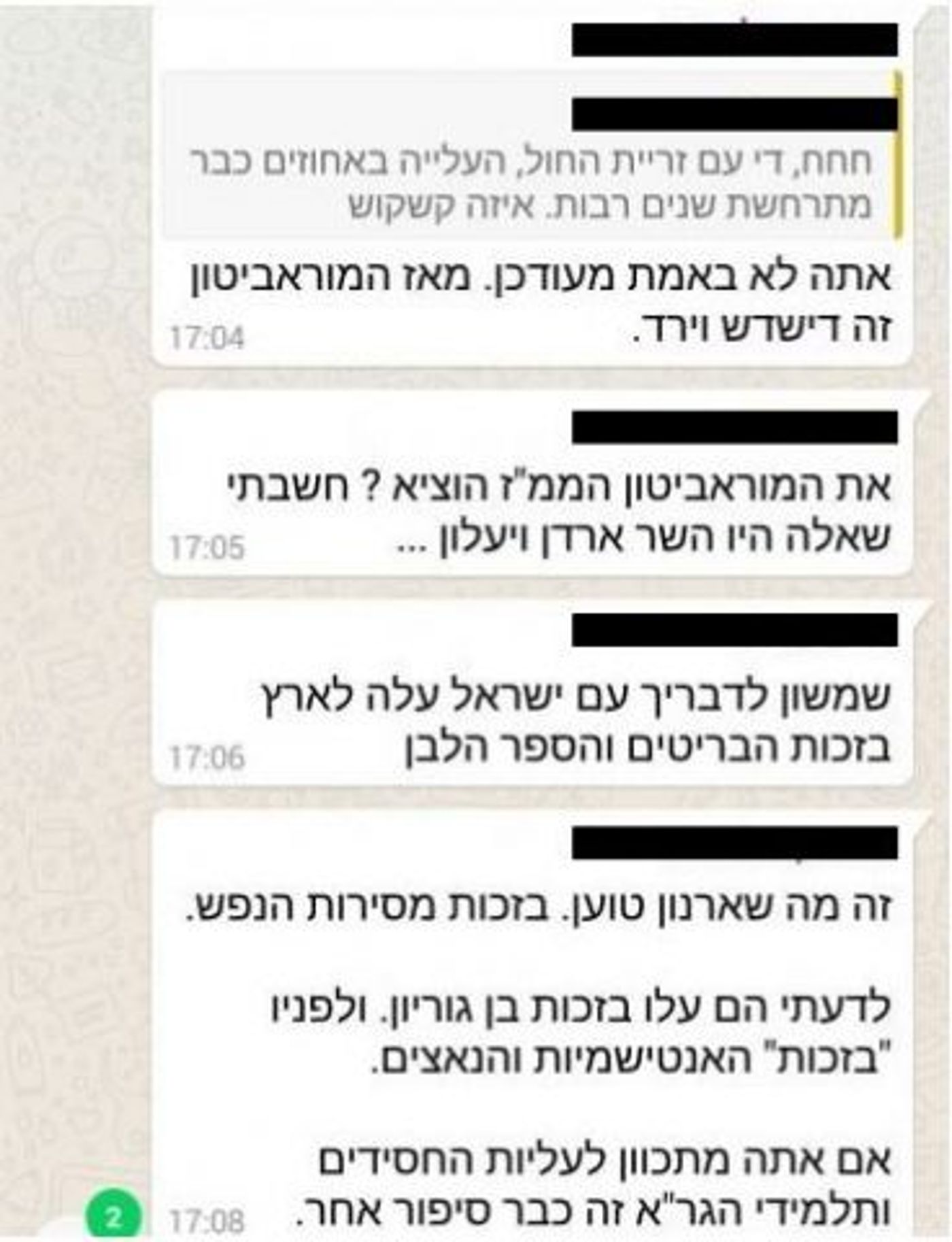 הסכסוכים הפנימיים של ארגוני הר הבית נחשפים