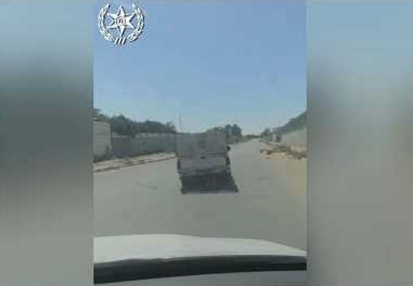 צפו: מרדף אחרי נהג בדואי הסתיים בהתנגשות