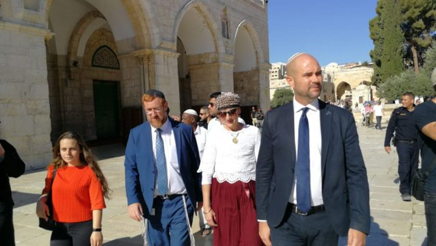 מתי דגל ישראל יתנוסס בהר הבית? צפו בתשובת הח"כ