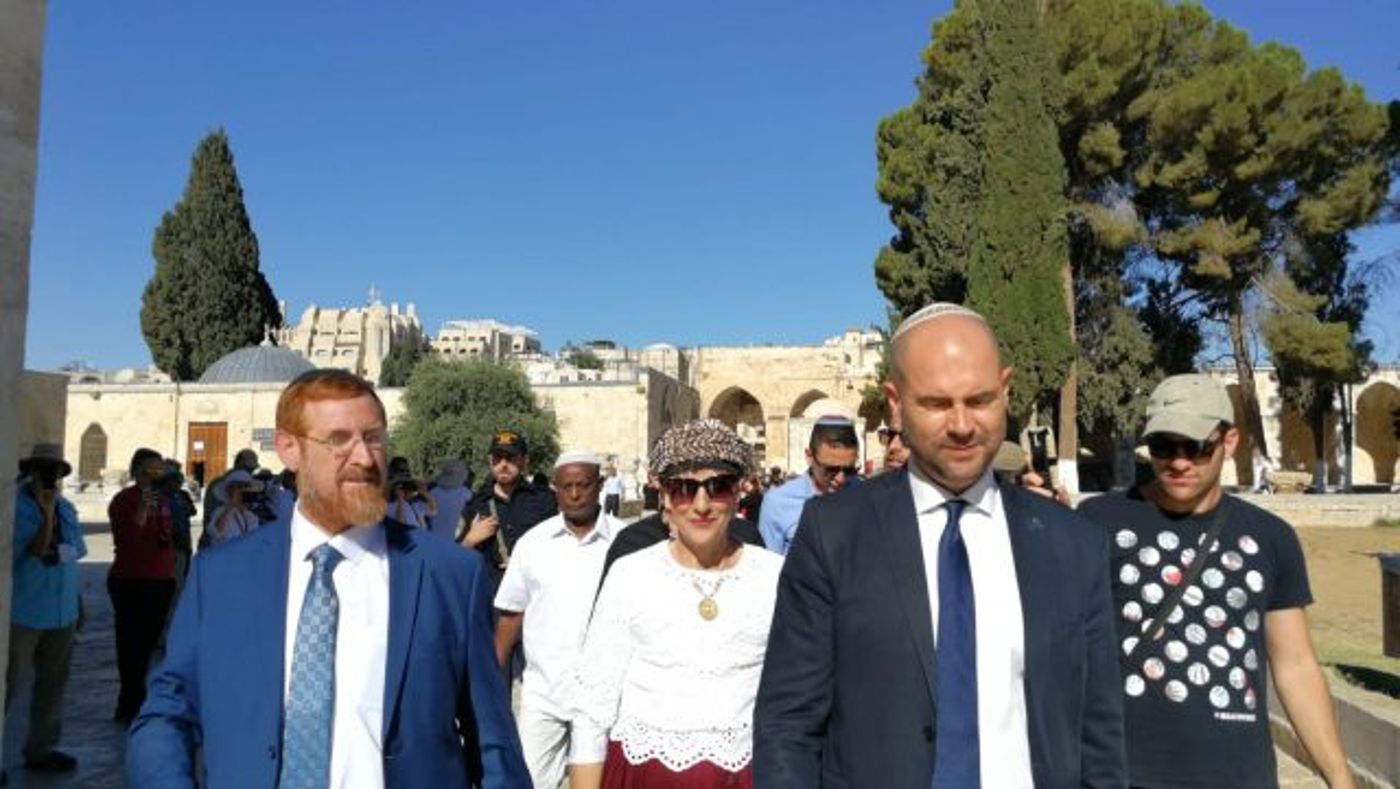 מתי דגל ישראל יתנוסס בהר הבית? צפו בתשובת הח"כ