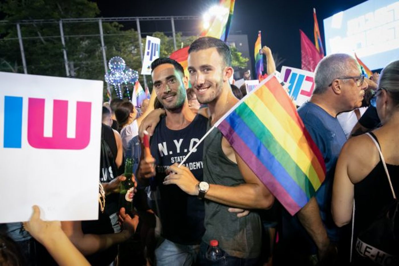 הפגנת הלהט"ב אמש