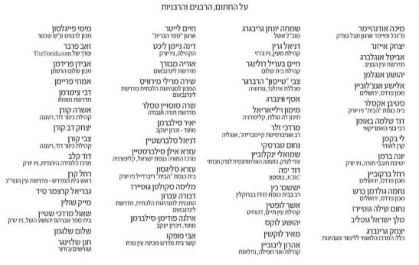 למה לא חתמתי על מכתב הרבנים בעד הלהט"בים?