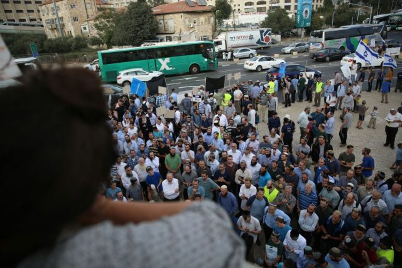 גלריה • הפגנת הישיבות כנגד מצעד הלהט"ב בירושלים