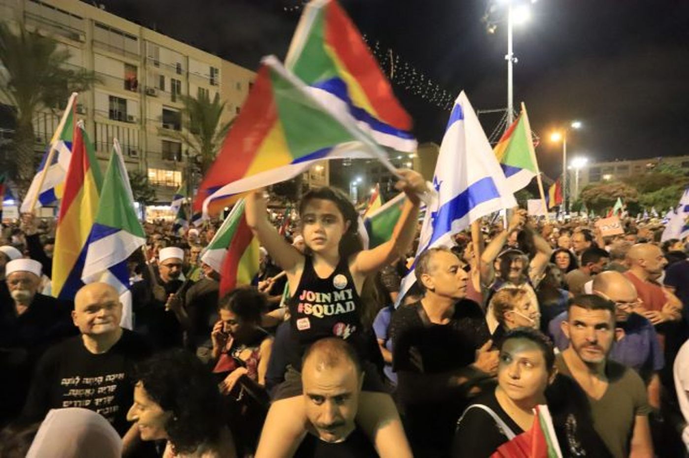 גלריה: הפגנת הדרוזים נגד חוק הלאום בכיכר רבין