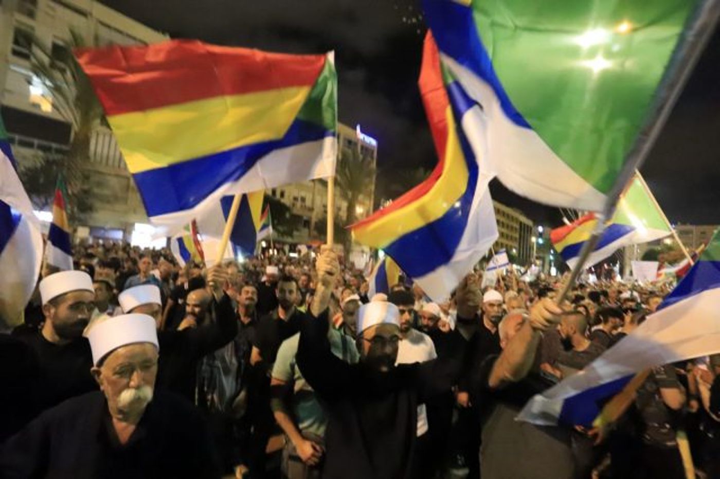 גלריה: הפגנת הדרוזים נגד חוק הלאום בכיכר רבין