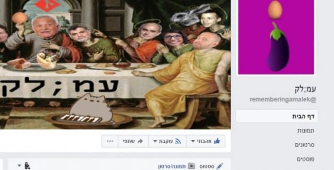 (צילום מסך מתוך העמוד ז"ל)