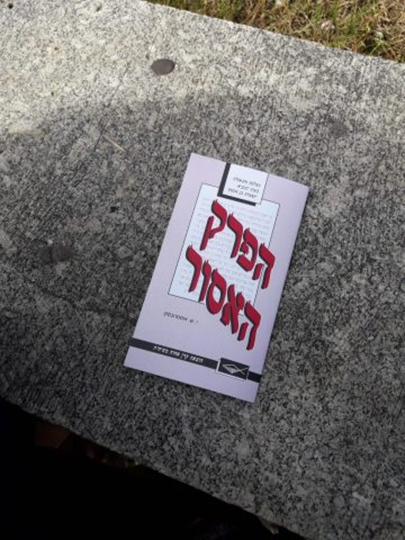 חומר מיסיונרי שחולק בכיכר פושקינה באומן