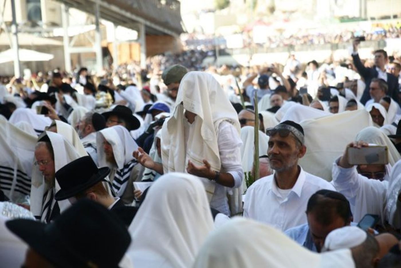 רבבות בברכת הכהנים בכותל המערבי • גלריה