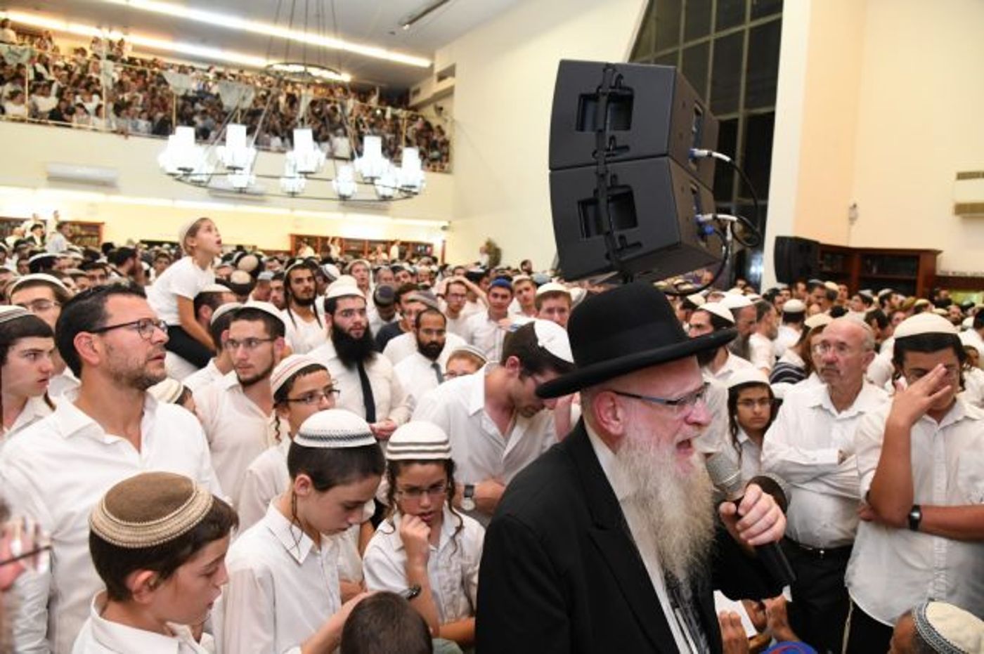 גלרית ענק: שמחת בית השואבה ב'מרכז הרב'. צפו