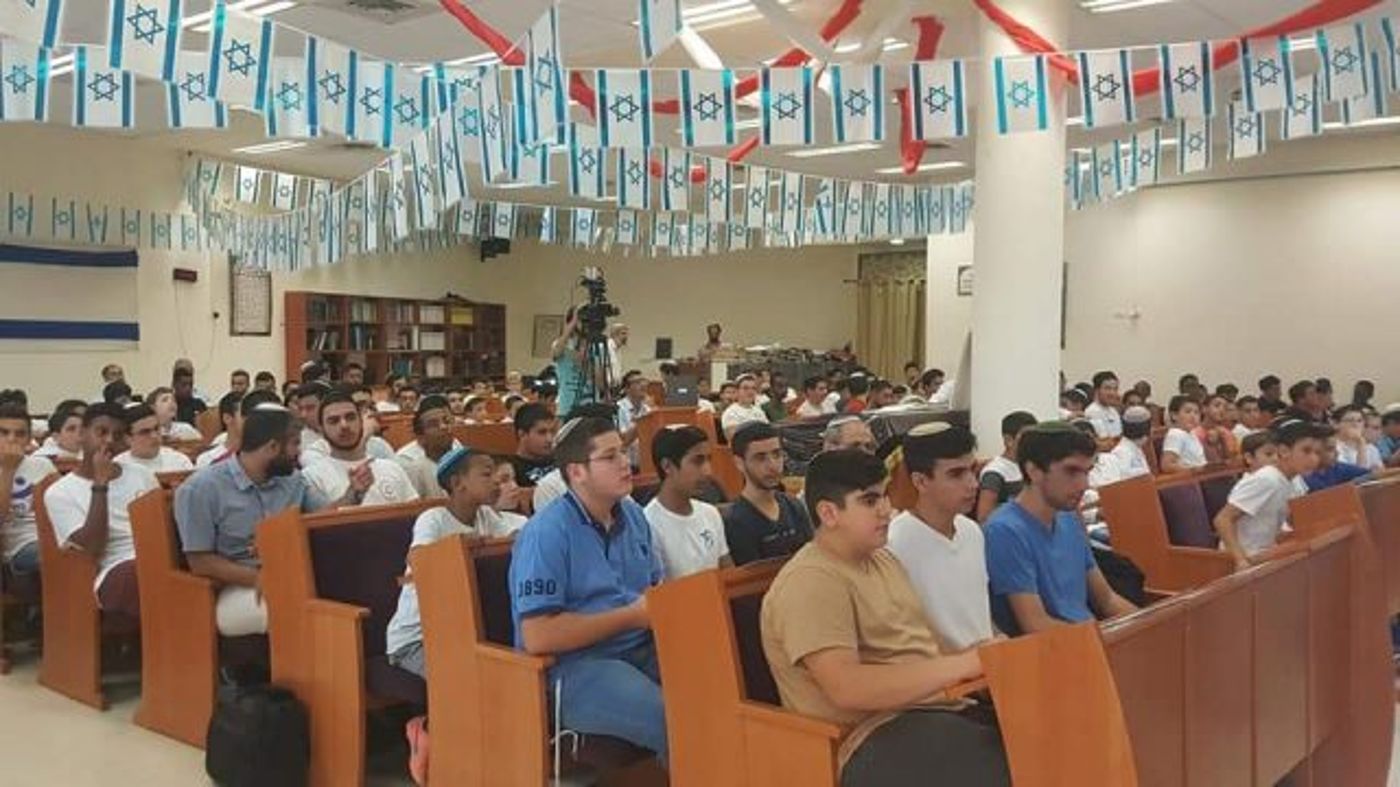המשתתפים בתפילת הגשם