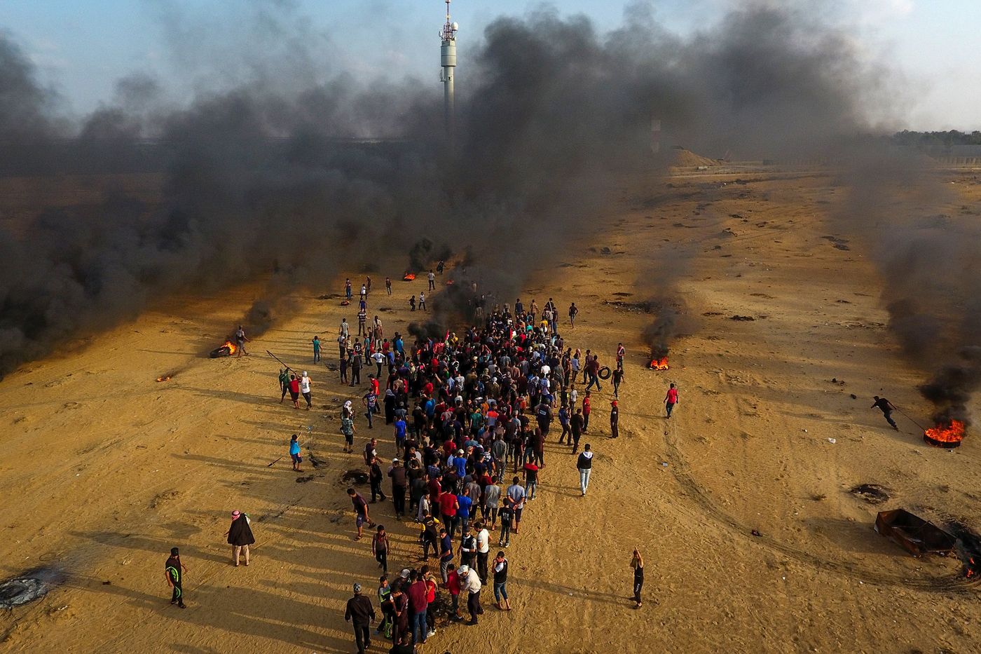 סופ"ש מתוח: צה"ל תקף חוליות ששיגרו בלוני תבערה