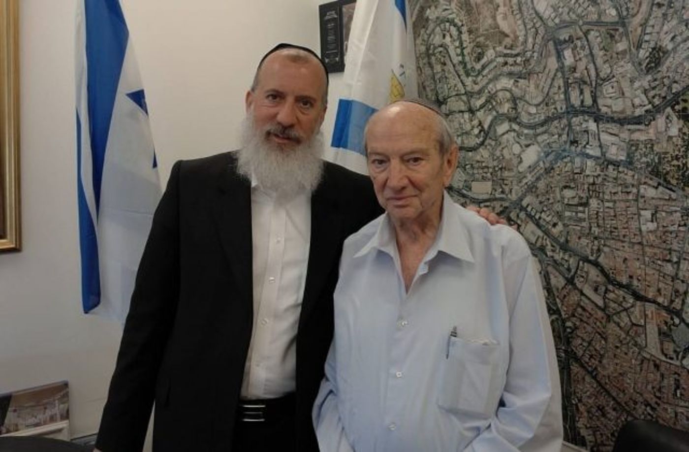 יוסי דייטש ואליעזר שפר ז"ל (באדיבות המצלם)