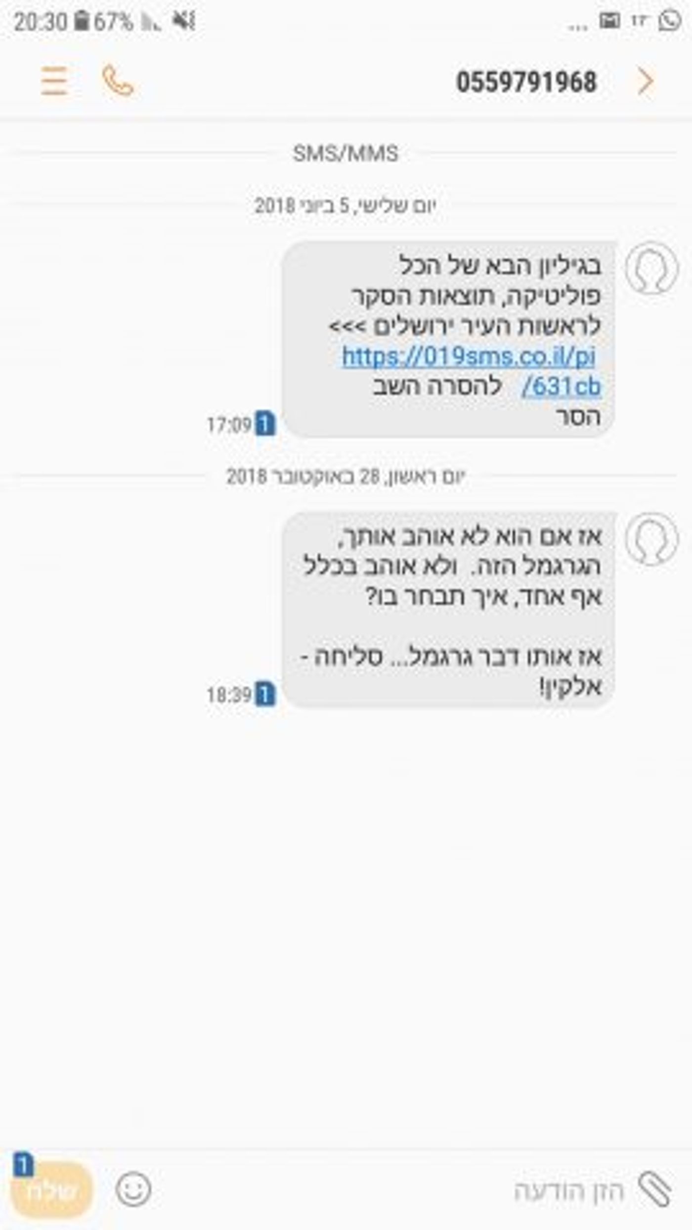 מי עומד מאחורי הודעות ה'גרגמל' נגד זאב אלקין?
