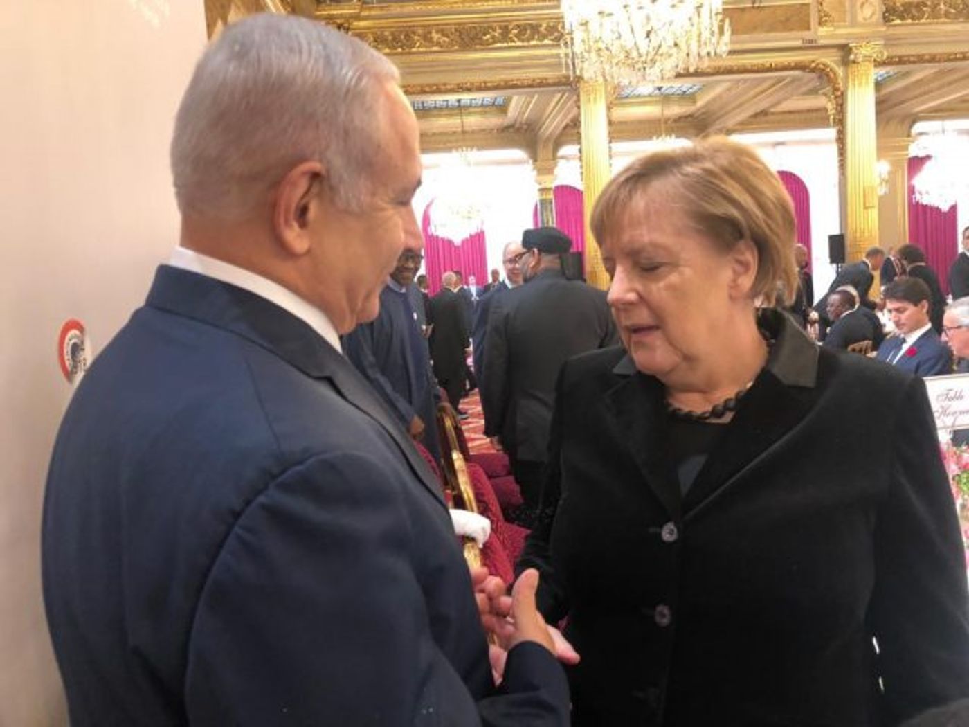 נתניהו עם קנצלרית גרמניה אנגלה מרקל