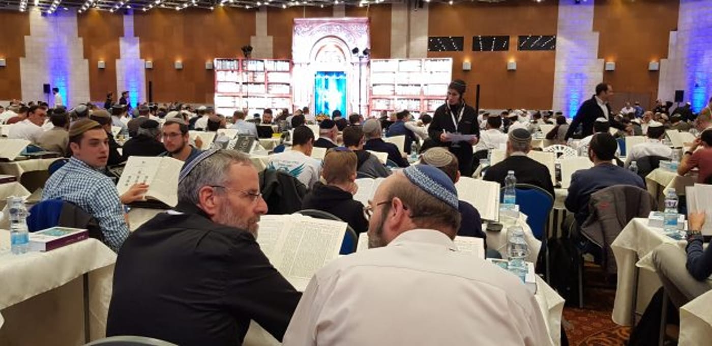 יחד בקדושה: ישיבות ההסדר מסיימים את הש"ס ביום אחד