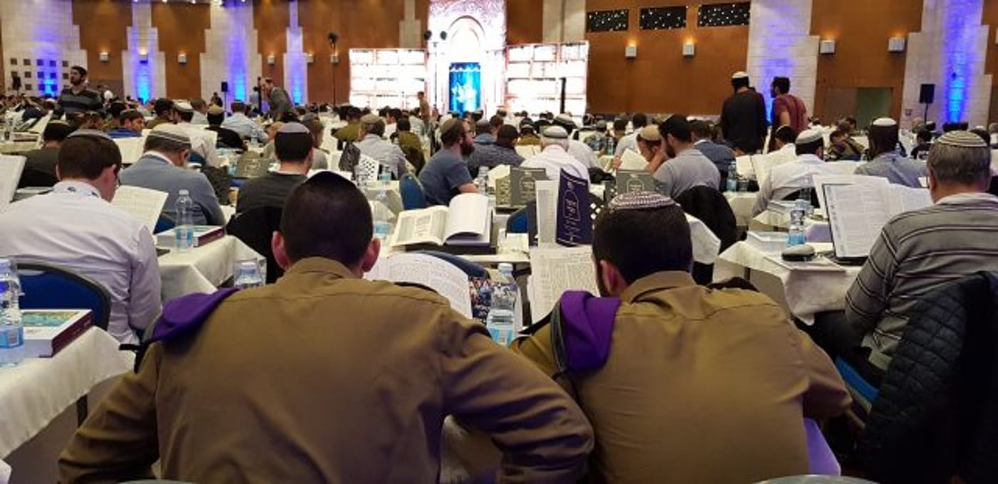 יחד בקדושה: ישיבות ההסדר מסיימים את הש"ס ביום אחד