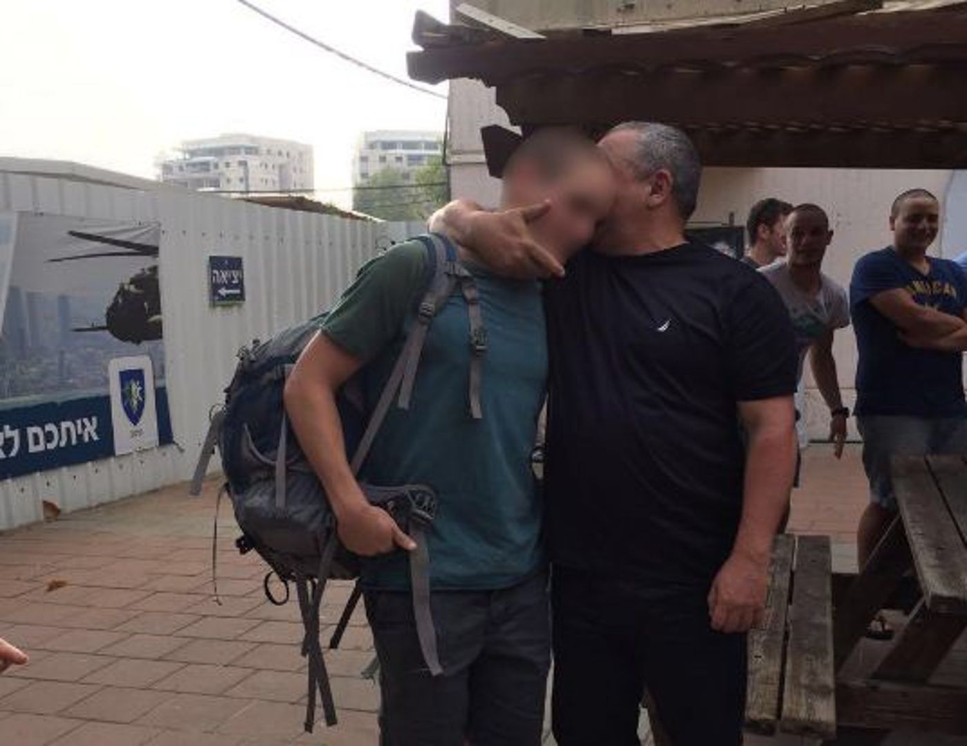 הרמטכ"ל ביום הגיוס של בנו הצעיר