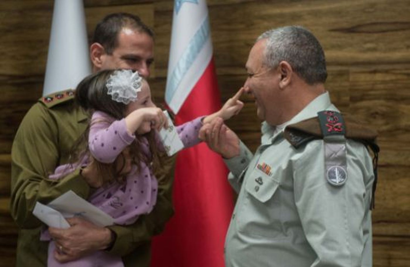 הרמטכ"ל במהלך טקס הענקת מינויים ודרגות למשרתי מילואים