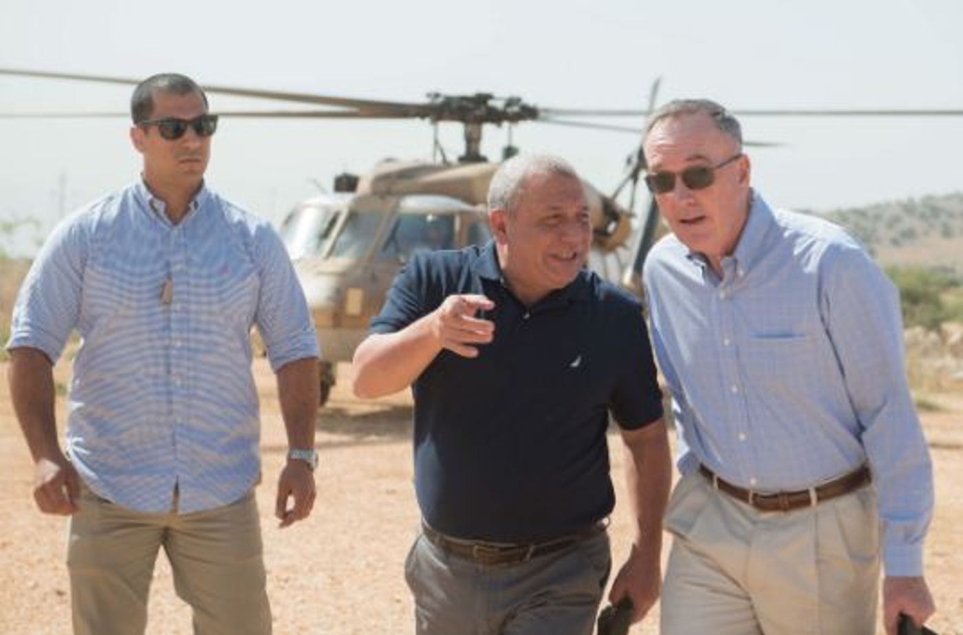 הרמטכ"ל בסיור תיירותי בצפון עם יו"ר המטות המשולבים, גנרל ג'וזף דנפורד