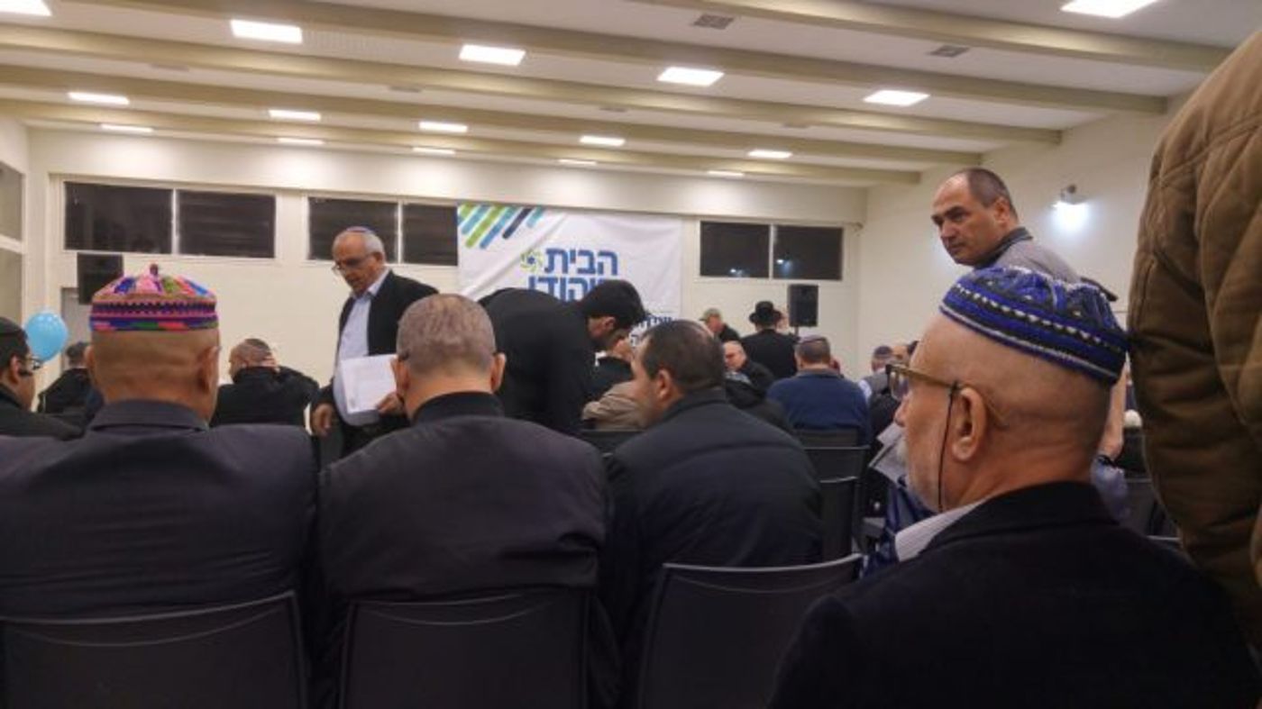 חברי הפורום הדרוזי הגיעו עם כיפות לראשם