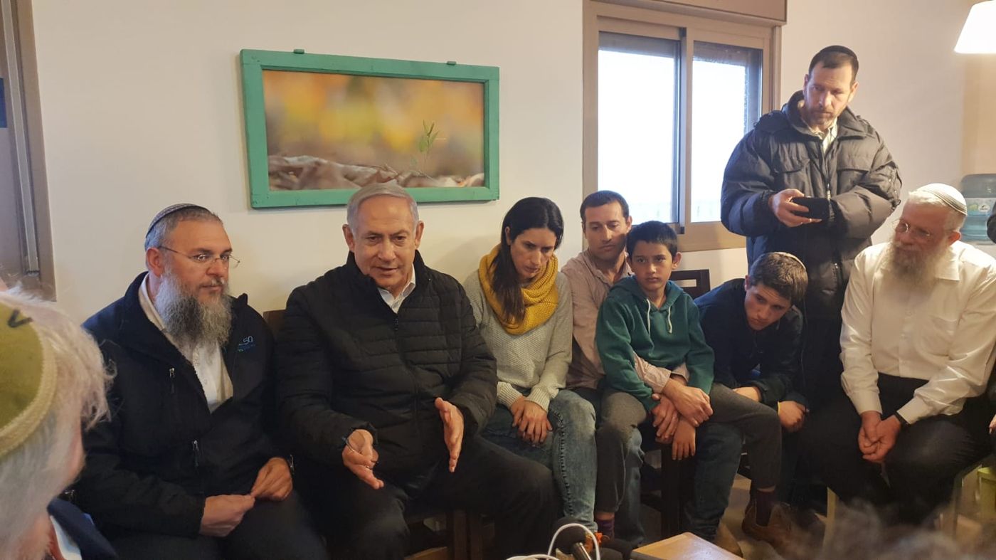 נתניהו בנתיב האבות: "לא תהיה עוד עקירת יישובים"