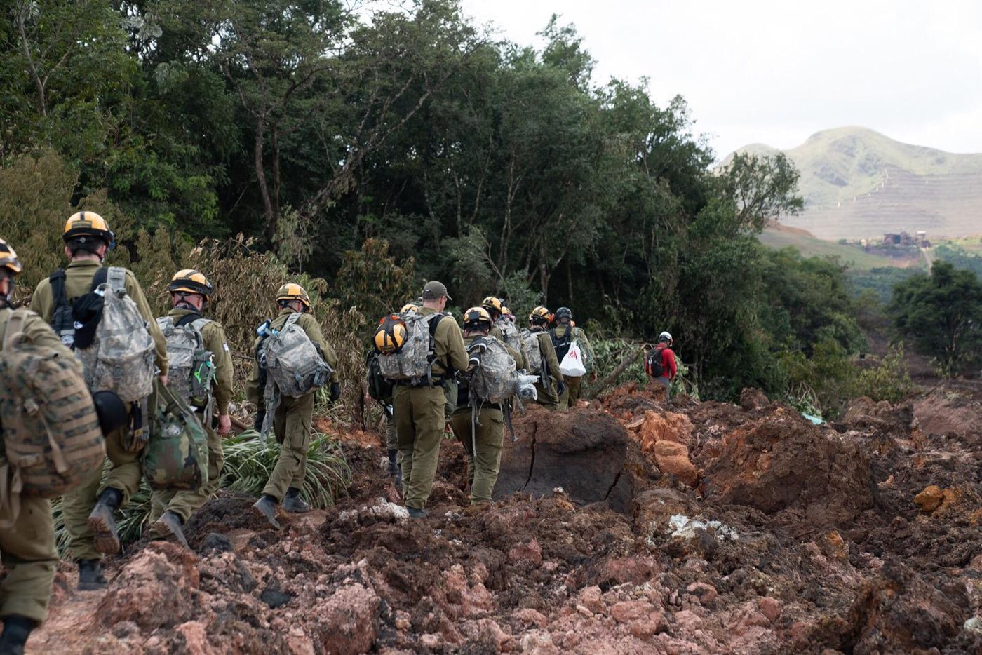 צפו בתיעוד: צה"ל מסייע באיתור נעדרים בברזיל