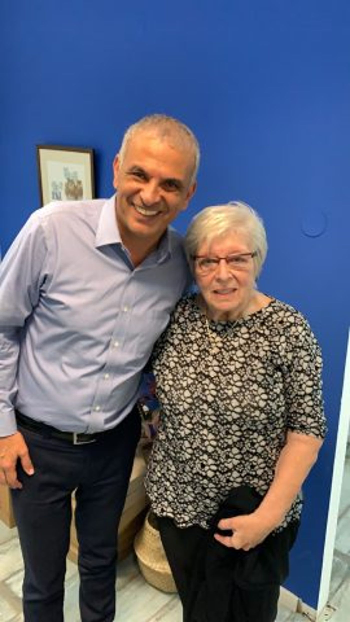 התיעוד האחרון של נעמי פולקמן ז"ל- תמונה שצולמה היום אחר הצהריים, עם שר האוצר, משה כחלון.