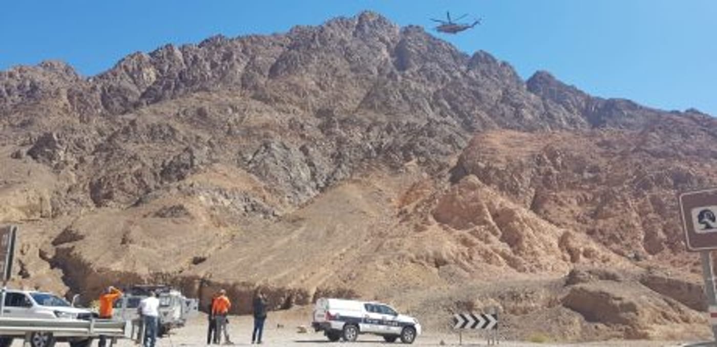 תייר מארה"ב נמצא מת במצוקים שליד אילת