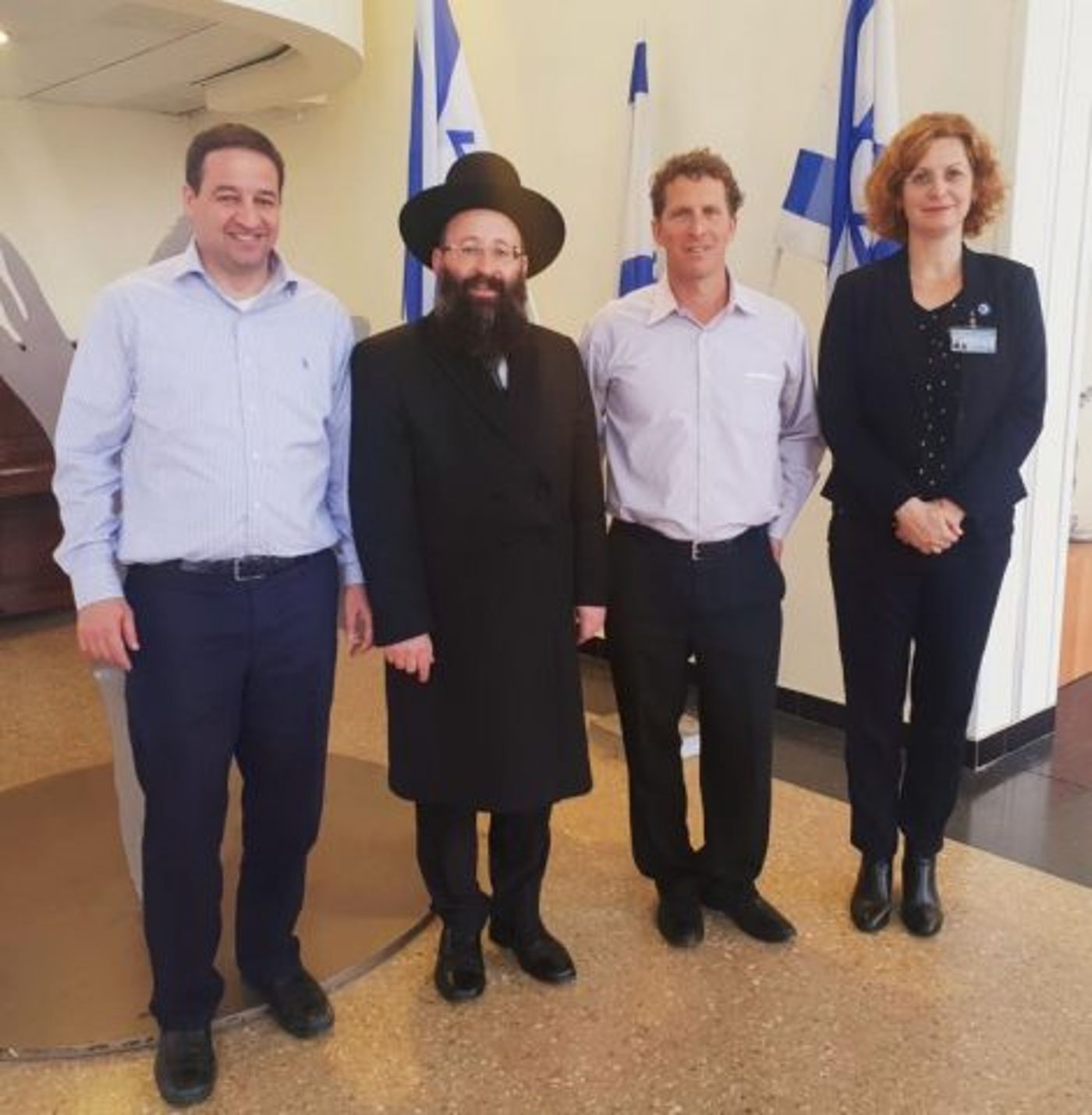 רב הכותל בביקור רשמי במרכז הרפואי 'וולפסון'