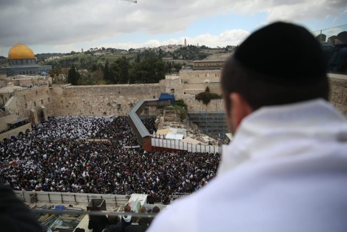 מרהיב: 100 אלף איש בברכת כוהנים בכותל. גלריה