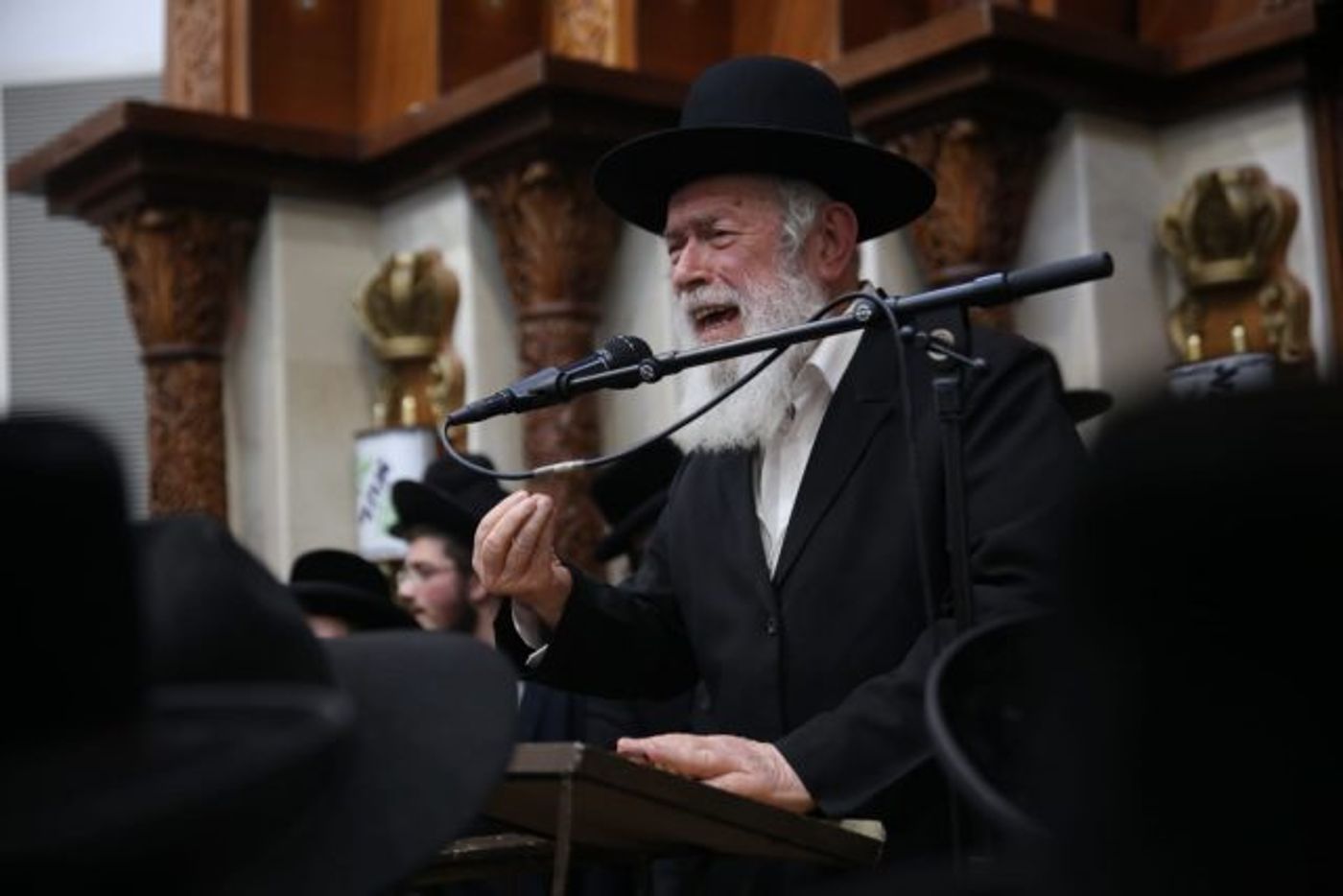 הלווית האדמו"ר מקאליב, נכדו מונה ליורשו