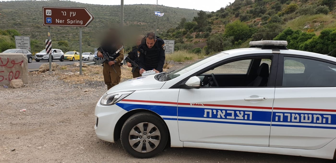 המשטרה פשטה על כבישי יו"ש- 600 דו"חות בשבוע