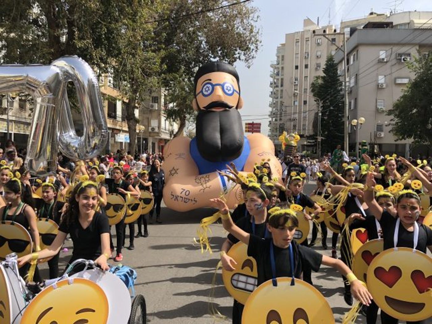 מתנפח הרצל (קרדיט:ראש חוצות)