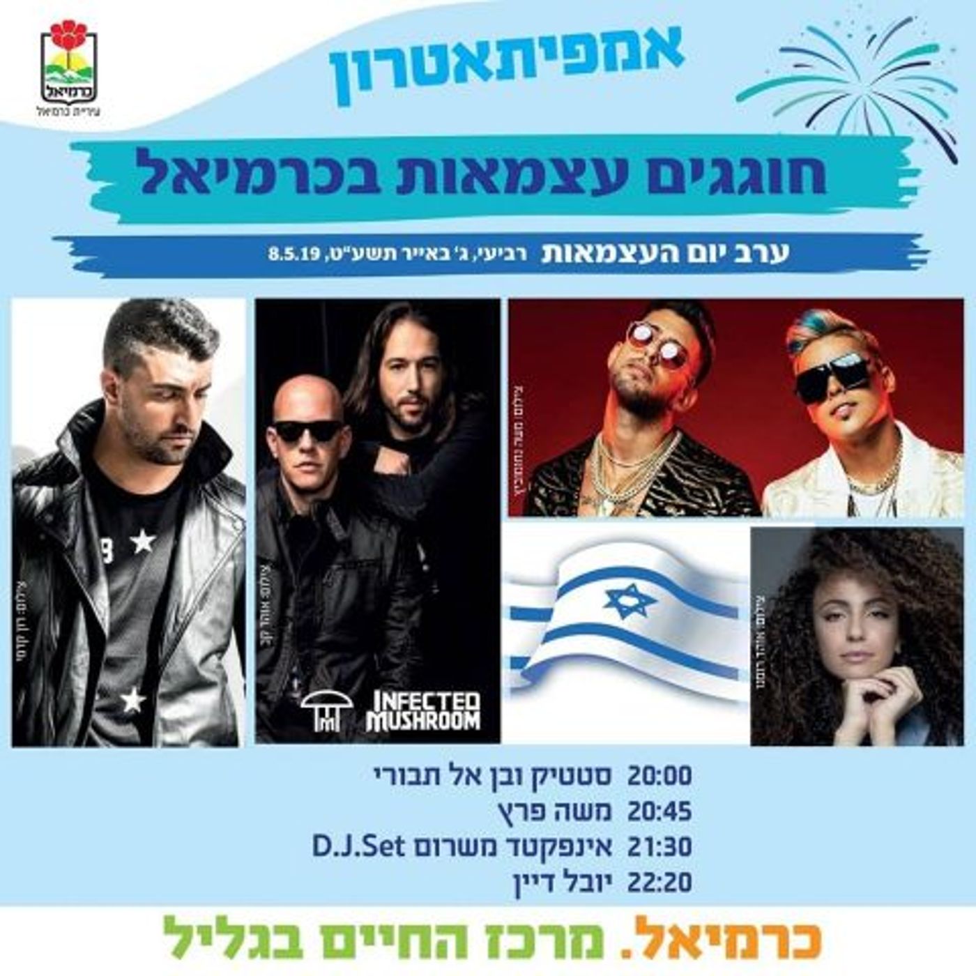 צאו לחגוג 71: אירועי יום העצמאות תשע"ט